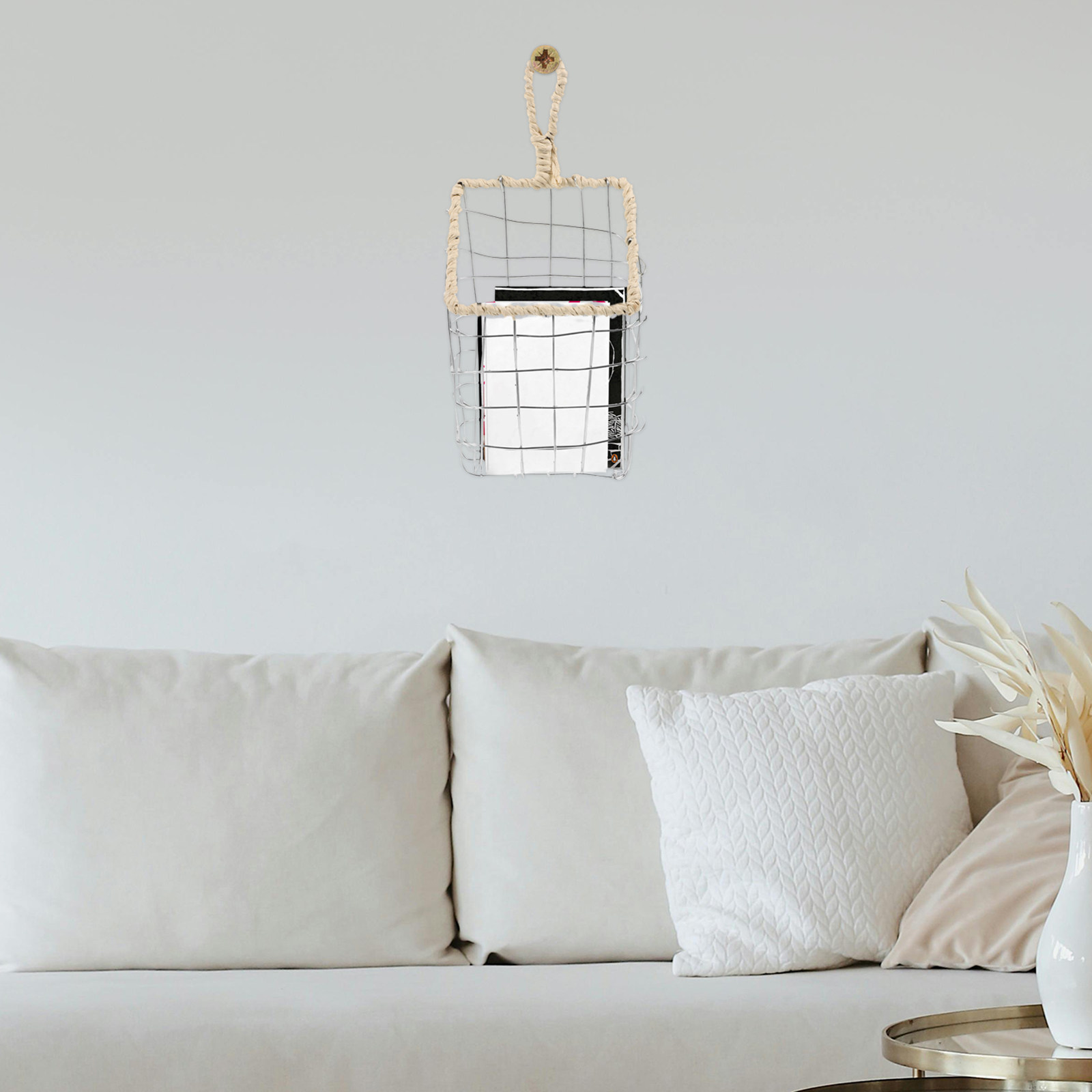 Magazine Holder Rack - Wall Mounted Iron Book Holder Nordic