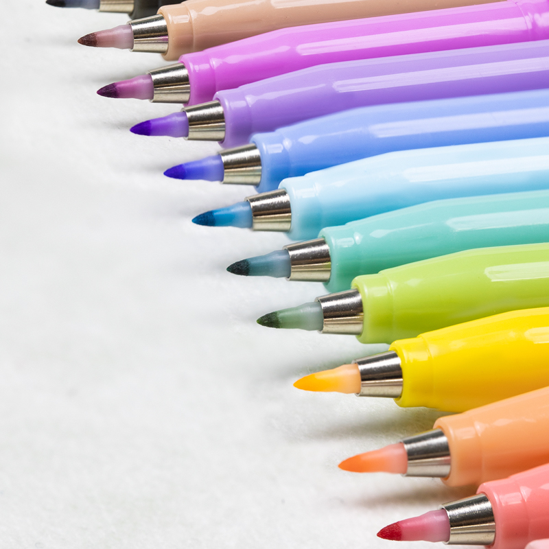 6Pcs Soft Brush Tip Marker Pen - đánh giá và giá Copic Marker Sketch
