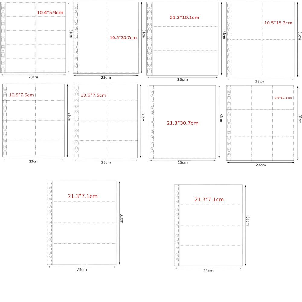 10Pcs A4 Kpop Binder Sheets Mu - đánh giá và giá Card Index Box