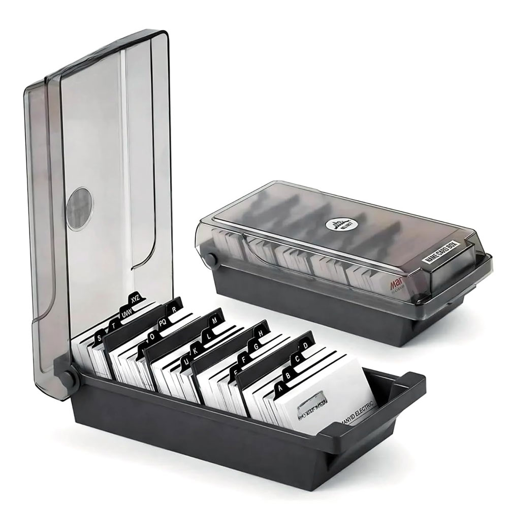 Desktop Business Card Box, Lar - đánh giá và giá Card Index Box