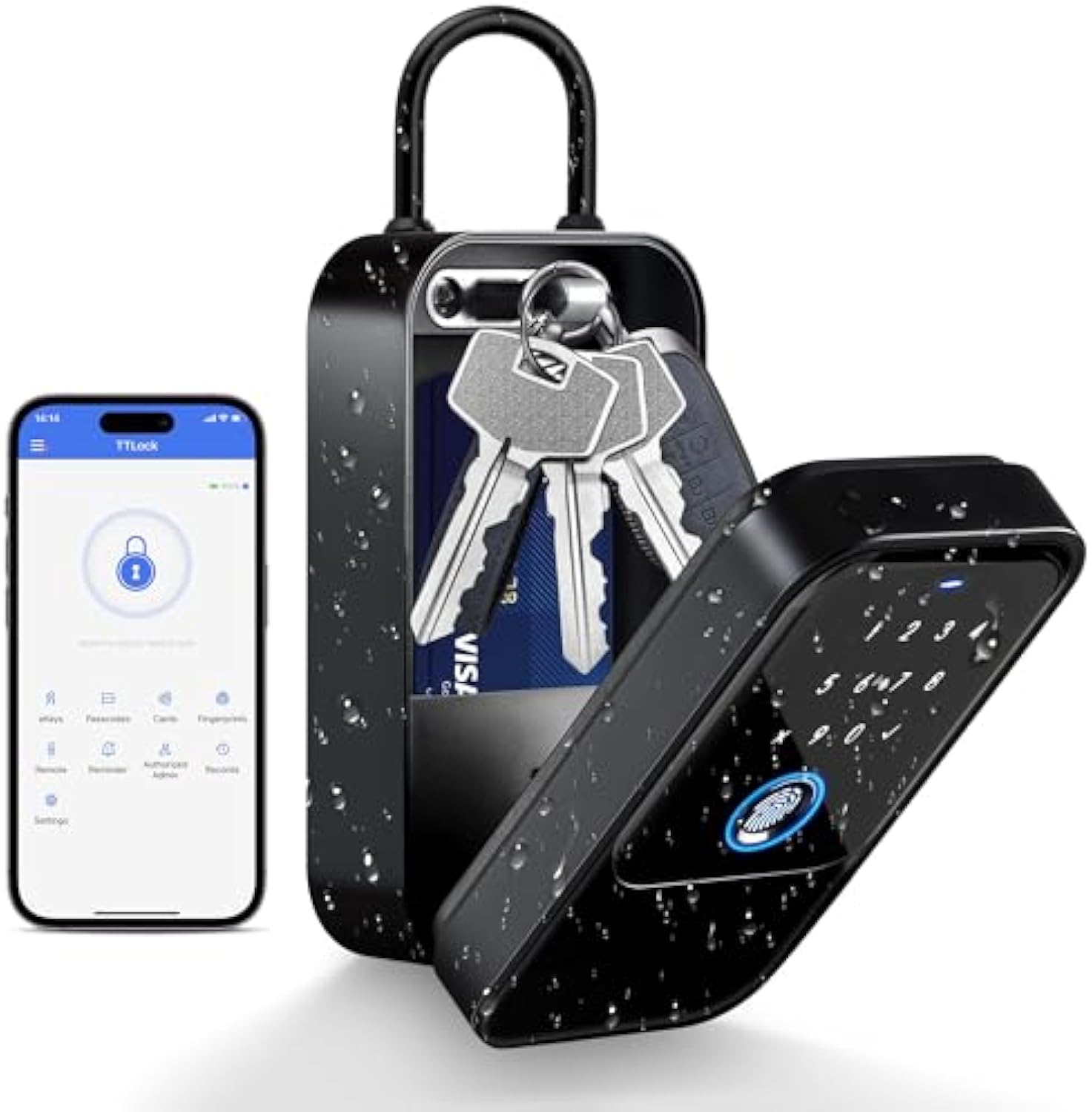 TTlock Smartkey Lock Box Home  - đánh giá và giá Card Index Box