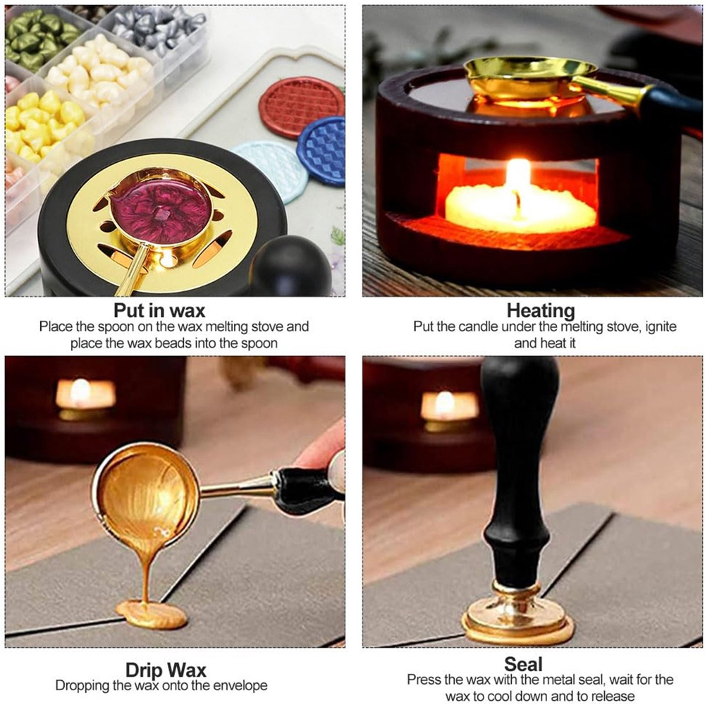 Personalized Wax Seal Stamp Ki - đánh giá và giá Wax Seal Stamp Set