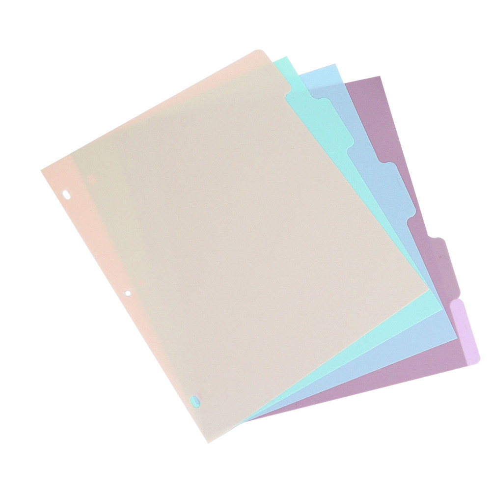 1Set Frosted PP A4 Binder Divi - đánh giá và giá Tab Divider A4