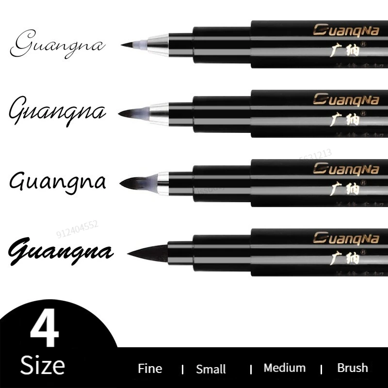 4Pcs/Set Calligraphy Pen Hand  - đánh giá và giá Copic Marker Sketch