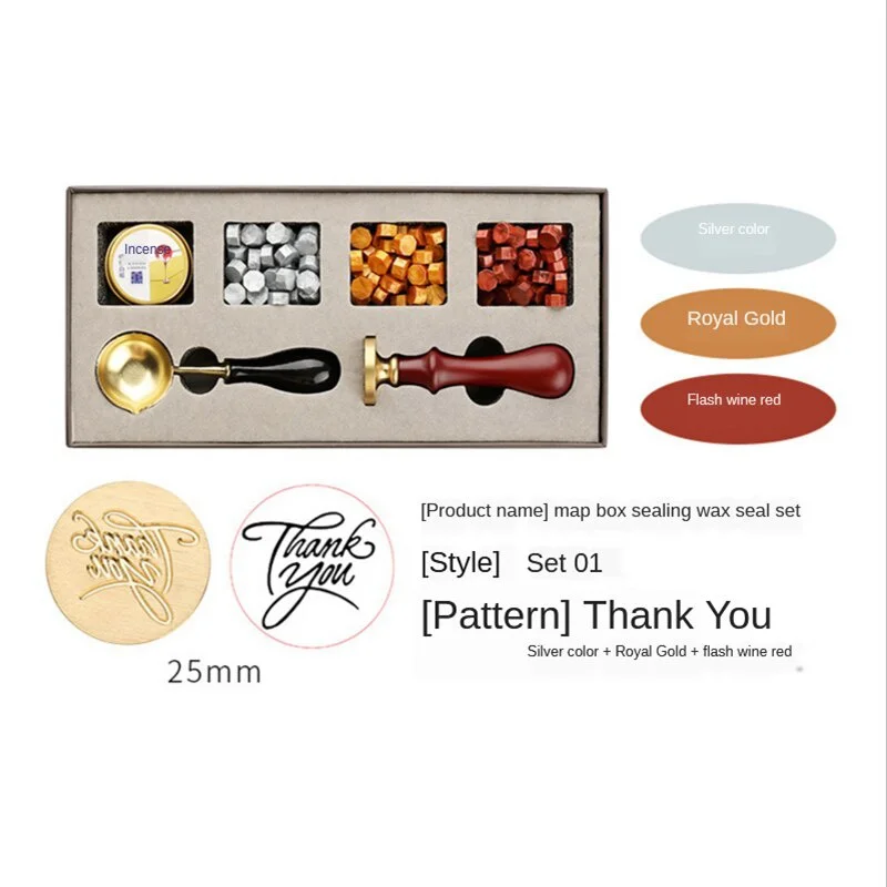 DIY Stamps Wax Seal Box Kit De - đánh giá và giá Wax Seal Stamp Set