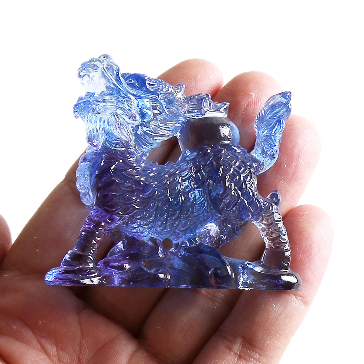 Chinese Liuli Crystal Feng Shu - đánh giá và giá Paper Weight Crystal