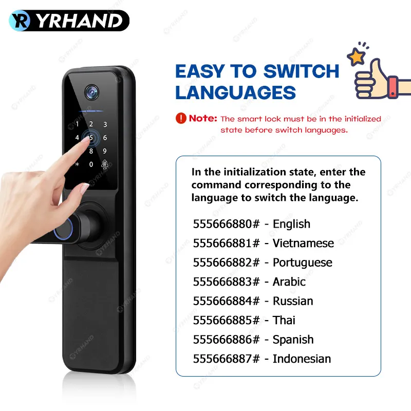 YRHAND H01 Fechadura Eletronic - đánh giá và giá Letter Opener Brass