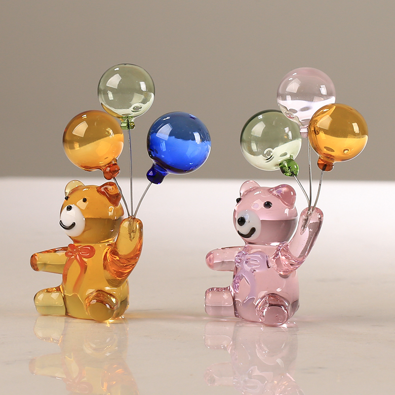 Crystal Bear Figurine with Thr - đánh giá và giá Paper Weight Crystal