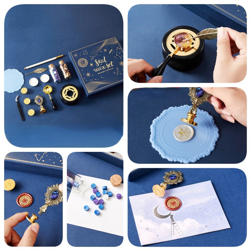 Starry Fire Lacquer Stamp Set  - đánh giá và giá Wax Seal Stamp Set